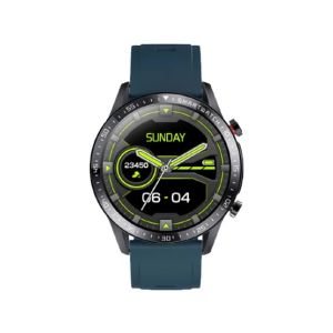 Yolo Fortuner Smart Watch Black with Moss Blue