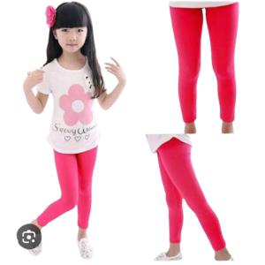 Rg Shop Plain Tights Leggings Pajamas For Women-Pink