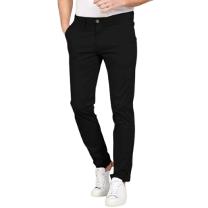 Fashion Trendz FT Cotton Chinos Pant-Black-30