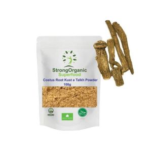 Strong Organic Superfood Costus Root Kust e Talkh - 100gm