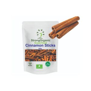 Strong Organic Superfood Cinnamon Sticks - 100gm