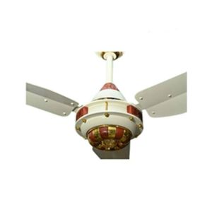 Universal Diamond Ceiling Fan - White