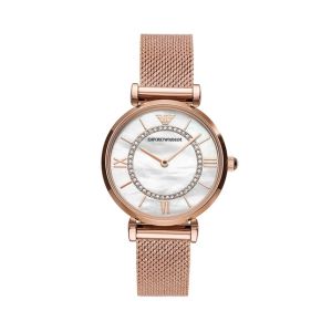 Emporio Armani Gianni T-Bar Women's Watch Rose Gold (AR11320)