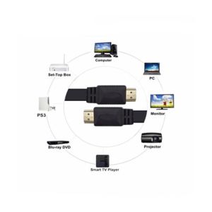 G-Mart HDMI Plated Cable Black - 1.5m