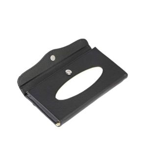 G-Mart PU Leather Car Tissue Box Black
