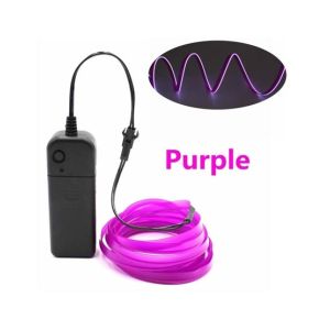 G.Mart LED Car Decoration Tube Cable Light For Purple