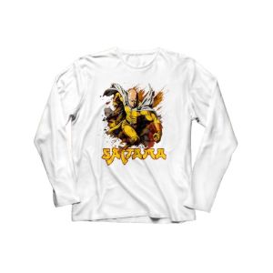 Genteez Saitama Digital Printed Full Sleeves T Shirt For Men