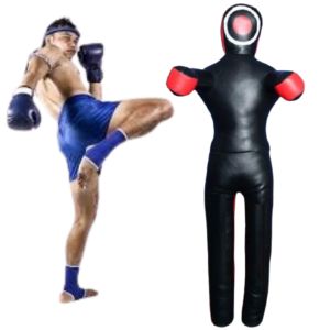 Toor Traders MMA Wrestling & Punching Grappling Dummy For Adults & Kids - Unfilled-Black & Red-70