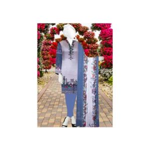 Hayats Shop Unstitched Lawn Collection 3 Piece (0006)