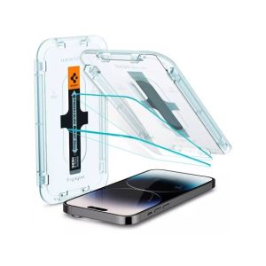 Spigen EZ Fit Screen Protector Case For iPhone 14 Pro Pack Of 2 (AGL05214)