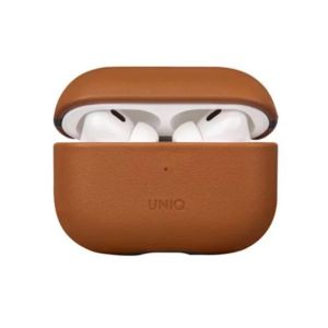 Uniq Terra Genuine Leather Case for AirPod Pro 2nd Gen Brown