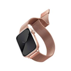 UNIQ DANTE Apple Watch Mesh Steel Strap - Rose Gold