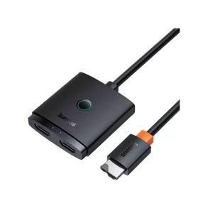Baseus AirJoy Series 2 In 1 Bidirectional HDMI Switch With 1M Cable Cluster Black
