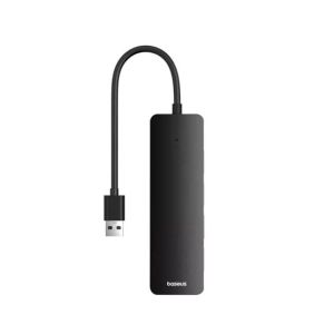 Baseus UltraJoy Series 4-Port USB A To USB 3.0 15cm HUB Lite Cluster Black