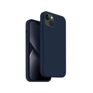 Uniq Lino Phone Case For iPhone 14 Plus Marine Blue