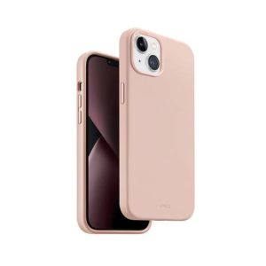 Uniq Lino Phone Case For iPhone 14 Plus Blush Pink