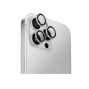 Uniq Optix Aluminium Camera Lens Protector For iPhone 16 Pro and 16 Pro Max Silver