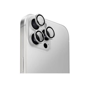 Uniq Optix Aluminium Camera Lens Protector For iPhone 16 Pro and 16 Pro Max Grey