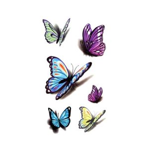 Ferozi Traders Butterfly Design Temporary Tattoo Sticker