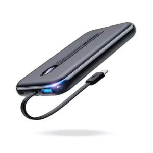 Joyroom 10000mAh Lightning Cable Power Bank Black (JR-L001)