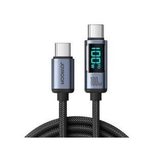 Joyroom 100W USB-C To USB-C LED Display Charging Cable 1.2M (S-S-CC100A16)