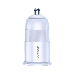 Joyroom 3.1A Mini Dual-Port Fast Car Charger White (C-A06)