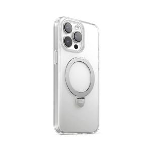 Joyroom Matte Skin Touch Kickstand Clear Case For iPhone 15 Pro Max (JR-BP004)