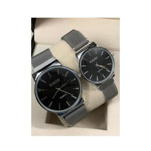 Khareed Express Watch For Men Pack Of 2 Silver (0027)