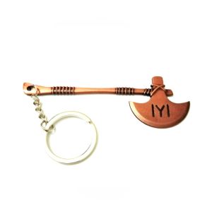 Kings Ertugrul logo Metallic Axe Keychain (0204)