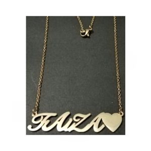 Kings Faiza Gold Plated Pendant & Necklace For Women (0144)