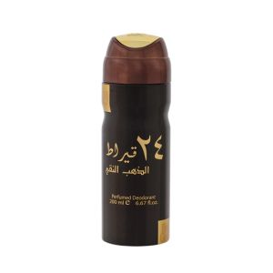 Lattafa 24 Carat Pure Gold Body Spray For Unisex 200ml