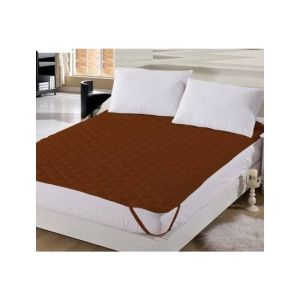 Maguari Single Mattress Pad Topper Brown
