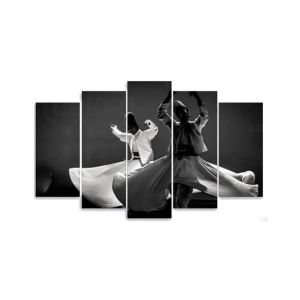 Maguari Sufism Canvas Small Wall Frame 4 Pcs (0666)