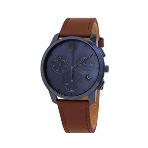 Movado Bold Thin Chronograph Men's Watch Brown (3600630)