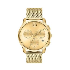 Movado Bold Thin Chronograph Men's Watch Gold-Tone (3600634)