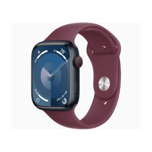 Apple Watch Series 9 Midnight Aluminum Case With Sport Band-GPS-45 mm-Mulberry