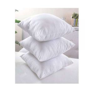 Muzamil Store Fiber Pillows White Pack of 3