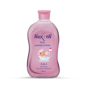 Nexton 3In1 Baby Hair & Body Wash 500ml