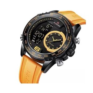 Naviforce Analog-Digital Men’s Watch Mustard (NF-9199t-1)