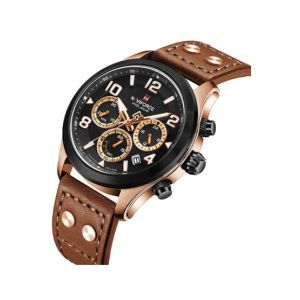 Naviforce Solar Watch For Men Brown (NF-S1006-1)