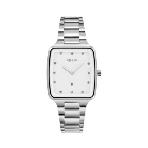 Obaku Fjord Lille Brace Watch For Women's Silver (V271LDCWSC)