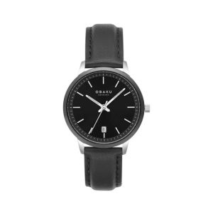 Obaku Salvie Lille Jet Watch For Women's Black (V270LDABRB)