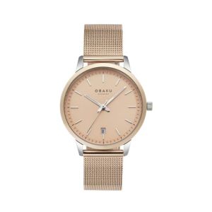 Obaku Salvie Lille Watch For Women's Rose Gold (V270LDZVMV)