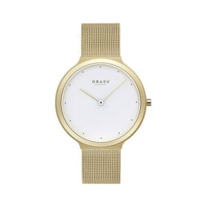 Obaku Satin Lille Watch For Women's Gold (V269LXGWMG)