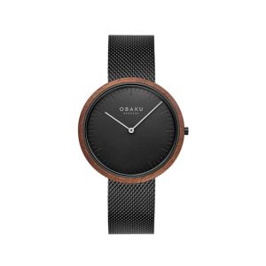 Obaku Trae Charcoal Women's Watch Black (V245GXBBMB)