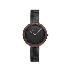 Obaku Trae Lille Charcoal Women's Watch Black (V245LXBBMB)
