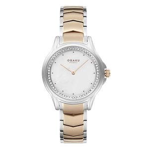 Obaku Analog Watch For Women's Two-Tone (V261LECWSH)