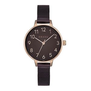 Obaku Syren Watch For Women's Brown (V237LXVNMN)
