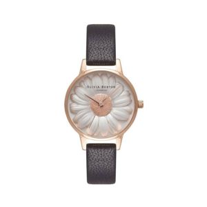 Olivia Burton 3D Daisy Women's Watch Black (OB16FS97)