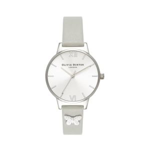 Olivia Burton Embellished Women's Watch Grey (OB16MD93)